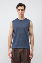Antioch Lacivert Kolsuz Erkek T-Shirt