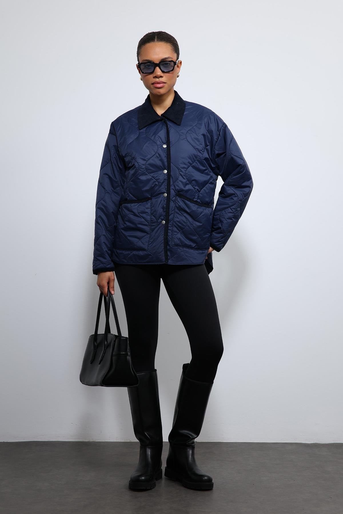 Antioch-Lacivert Kontrast Yaka Desenli Mont-Mont-1-Milagron.com