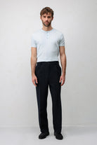Antioch Lacivert Pileli Relaxed Fit Erkek Pantolon