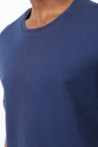 Antioch-Lacivert Regular Fit Basic Erkek T Shirt-T-Shirt-4-Milagron.com