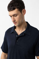 Antioch-Lacivert Regular Fit Polo Yaka Erkek T Shirt-T-Shirts-4-Milagron.com