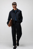 Antioch Lacivert Relaxed Fit Baharlık Erkek Mont