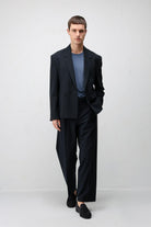 Antioch Lacivert Relaxed Fit Erkek Blazer Ceket