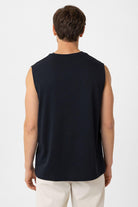 Antioch Lacivert Relaxed Fit Erkek Kolsuz T-Shirt