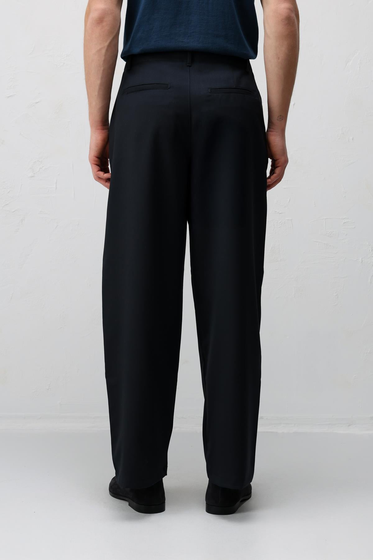 Antioch Lacivert Relaxed Fit Erkek Pantolon