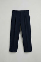 Antioch Lacivert Relaxed Fit Pileli Erkek Pantolon