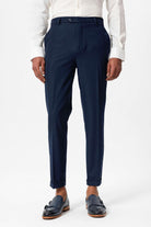 Antioch-Lacivert Slim Fit Duble Paça Erkek Pantolon-Pantolon-1-Milagron.com