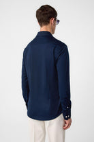 Antioch-Lacivert Slim Fit Erkek Gömlek-Gömlek-11-Milagron.com