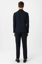 Antioch-Lacivert Slim Fit Klasik Erkek Takım-Takım Elbise-6-Milagron.com