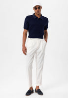 Antioch-Lacivert Slim Fit Polo Yaka Erkek T Shirt-T-Shirts-2-Milagron.com