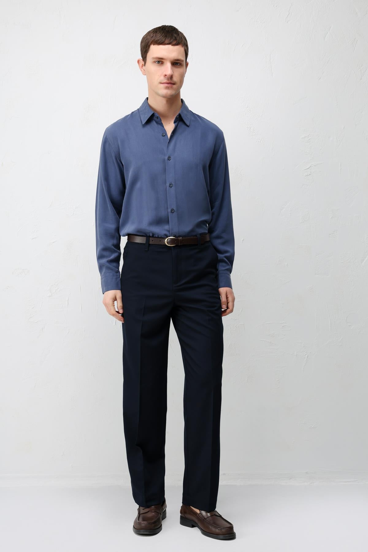 Antioch Lacivert Straight Fit Erkek Pantolon