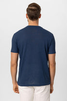 Antioch-Lacivert V Yaka Basic Erkek T Shirt-T-Shirts-5-Milagron.com