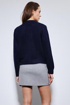 Antioch-Lacivert Yumuşak Dokulu Hırka-Kazak & Triko-10-Milagron.com