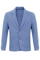Antioch-Mavi Astarsız Torba Cepli Erkek Blazer Ceket-Blazer Ceket-7-Milagron.com