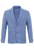 Antioch Mavi Astarsız Torba Cepli Erkek Blazer Ceket
