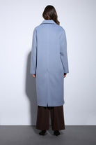 Antioch-Antioch Mavi Kruvaze Kadın Kaban-Kaban-5-Milagron.com