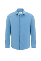 Antioch-Mavi Slim Fit Erkek Gömlek-Gömlek-1-Milagron.com