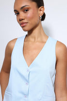 Antioch-Mavi Yelek şort Kadın Takım-Takım-6-Milagron.com