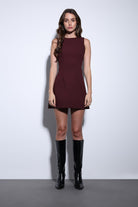 Antioch-Antioch Mürdüm Kadın Mini Elbise-Elbise-2-Milagron.com