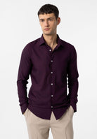 Antioch Mürdüm Slim Fit Erkek Gömlek