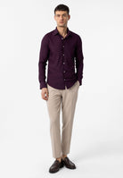 Antioch Mürdüm Slim Fit Erkek Gömlek