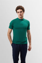 Antioch-Ördek Yeşili Slim Fit Basic T Shirt-T-Shirts-1-Milagron.com