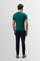 Antioch-Ördek Yeşili Slim Fit Basic T Shirt-T-Shirts-5-Milagron.com