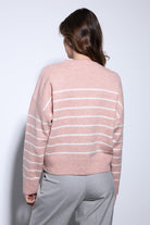 Antioch-Antioch Pembe çizgili Triko Kazak-Kazak-4-Milagron.com