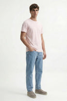 Antioch Pembe Pamuklu Erkek T-Shirt