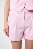 Antioch-Pembe Yelek Şort Kadın Takım-Alt - Üst Takım-5-Milagron.com