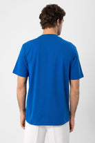 Antioch-Saks Bisiklet Yaka Basic T Shirt-T-Shirts-5-Milagron.com