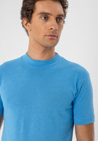 Antioch-Saks Bisiklet Yaka Slim Fit T Shirt-T-Shirts-5-Milagron.com