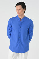 Antioch-Saks Regular Fit Hakim Yaka Erkek Gömlek-Gömlek-2-Milagron.com