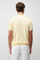 Antioch Sarı Comfort Slim Polo Yaka Erkek Triko T-Shirt