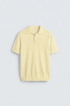 Antioch Sarı Comfort Slim Polo Yaka Erkek Triko T-Shirt