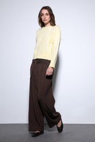 Antioch-Antioch Sarı Yün Karışımlı Kadın Kazak-Kazak-3-Milagron.com