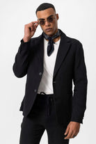 Antioch-Siyah Astarsız Torba Cepli Erkek Blazer Ceket-Ceket-1-Milagron.com