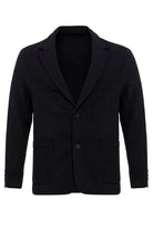 Antioch-Siyah Astarsız Torba Cepli Erkek Blazer Ceket-Ceket-6-Milagron.com