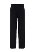 Antioch-Siyah Bağ Detaylı Dokulu Kadın Takım-Alt - Üst Takım-7-Milagron.com