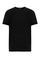 Antioch Siyah Basic Bisiklet Yaka Erkek T-Shirt