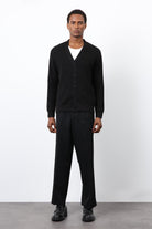 Antioch-Siyah Basic Erkek Hırka-HIRKA-1-Milagron.com