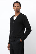 Antioch-Siyah Basic Erkek Hırka-HIRKA-2-Milagron.com