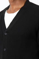 Antioch-Siyah Basic Erkek Hırka-HIRKA-5-Milagron.com