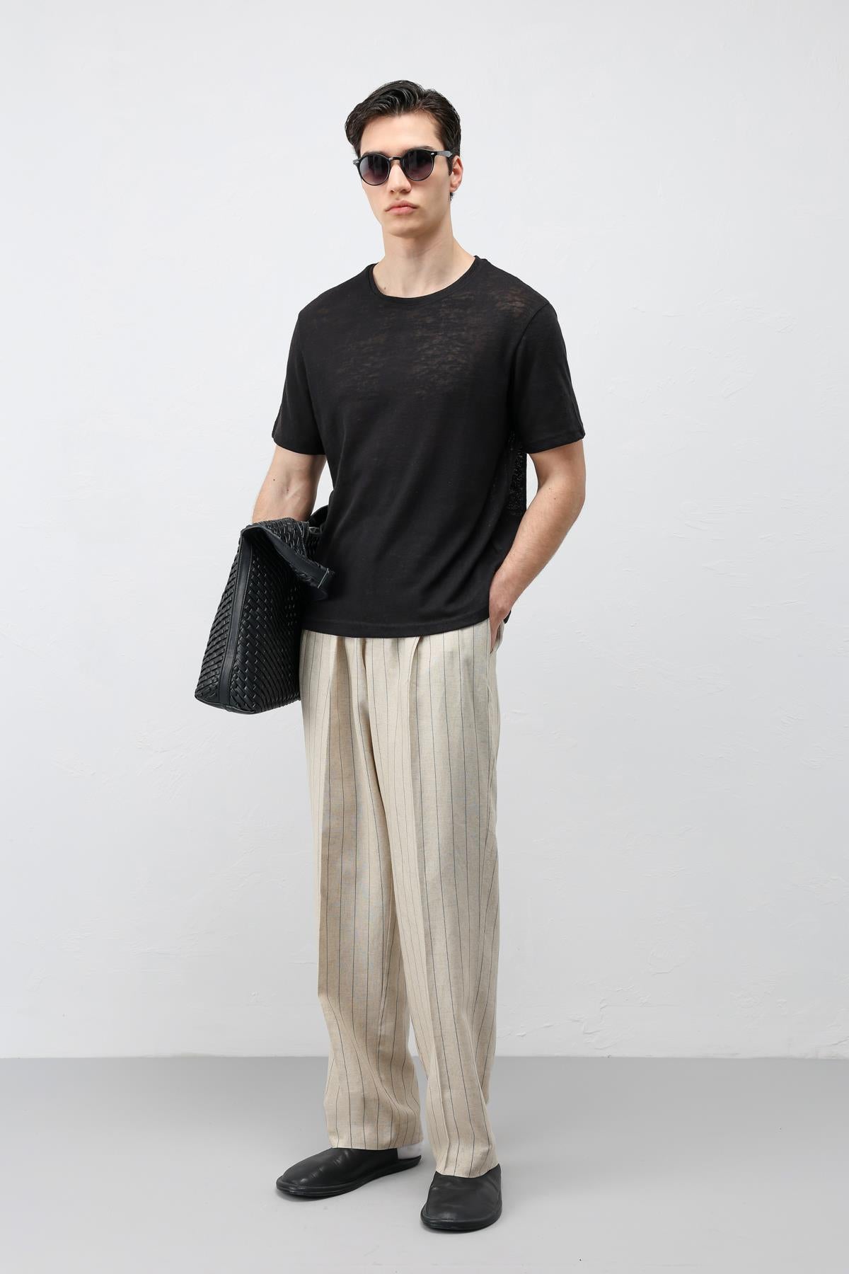 Antioch Siyah Basic Erkek T-Shirt