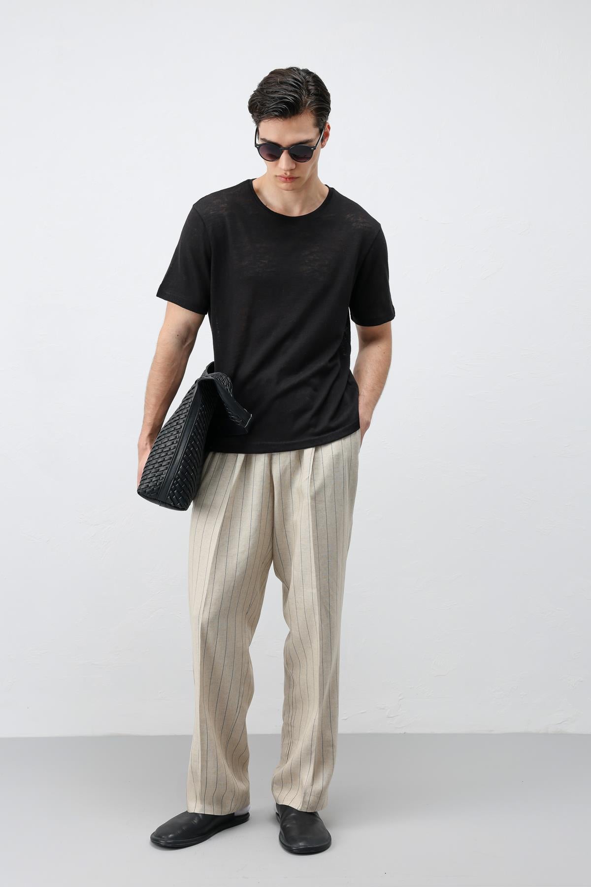 Antioch Siyah Basic Erkek T-Shirt