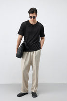 Antioch Siyah Basic Erkek T-Shirt