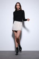 Antioch-Antioch Siyah Basic Kadın Triko Kazak-Kazak-1-Milagron.com