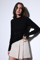 Antioch-Antioch Siyah Basic Kadın Triko Kazak-Kazak-3-Milagron.com