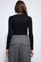 Antioch-Siyah Basic Uzun Kollu T Shirt-T-Shirt-5-Milagron.com