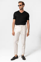 Antioch-Siyah Basic V Yaka Erkek T Shirt-T-Shirts-3-Milagron.com